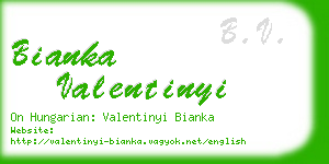 bianka valentinyi business card